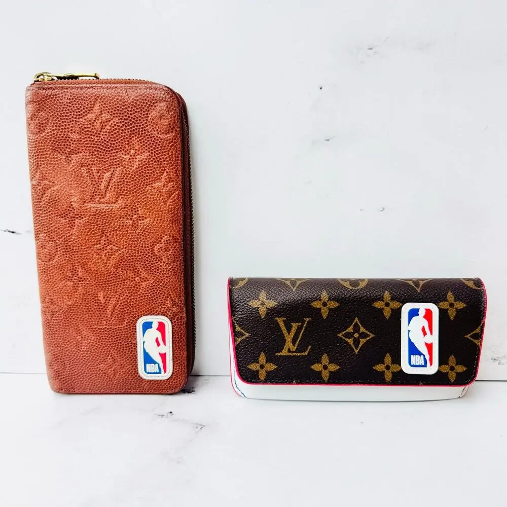 LOUIS VUITTON x NBA Capsule Bundle:  Zippy Vertical Wallet and Glasses Case